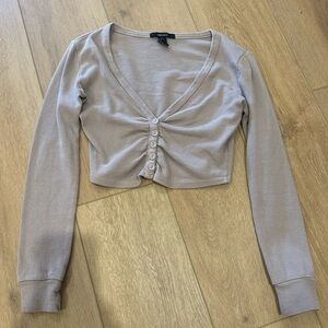 Forever 21 cropped long sleeve